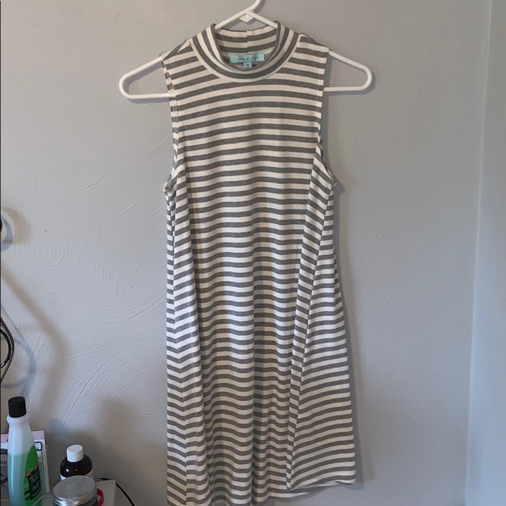 she+sky sleeveless dress